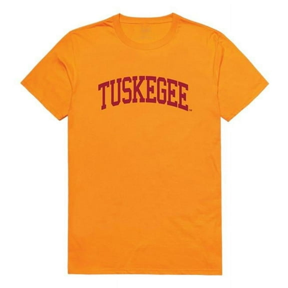 W Republic 537-240-GLD-05 Tuskegee University Men College T-Shirt, Gold - 2XL