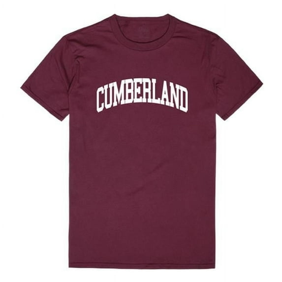 W Republic 537-287-MAR-05 Cumberland University Men College T-Shirt, Maroon White - 2XL