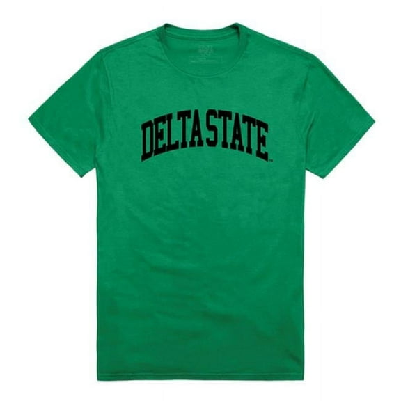 W Republic 537-289-KEL-03 Delta State University Men College T-Shirt, Kelly - Large