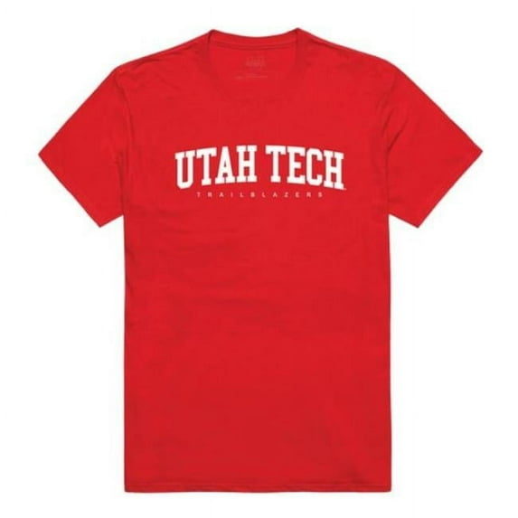 W Republic 537-291-RD2-04 Utah Tech University Trailblazers College T-Shirt, Red - Extra Large