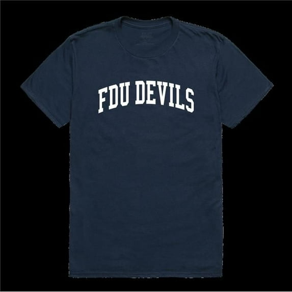 W Republic 537-300-NV2-01 Fairleigh Dickinson Knights College T-Shirt, Navy - Small