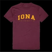 W Republic 537-315-MR2-02 Iona University Gaels College T-Shirt, Maroon - Medium