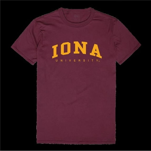 W Republic 537-315-MR2-05 Iona University Gaels College T-Shirt, Maroon - 2XL
