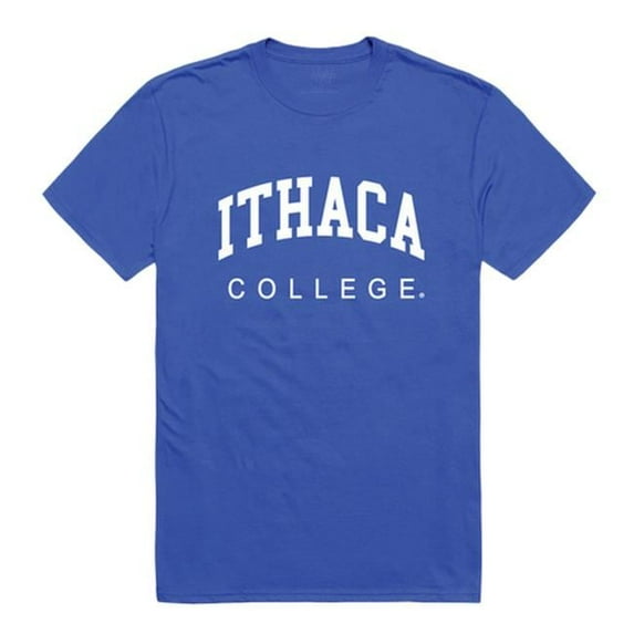 W Republic 537-316-RYL-03 Ithaca College Men College T-Shirt, Royal - Large