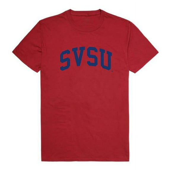 W Republic 537-373-CAR-04 Saginaw Valley State University College T-Shirt, Cardinal - Extra Large