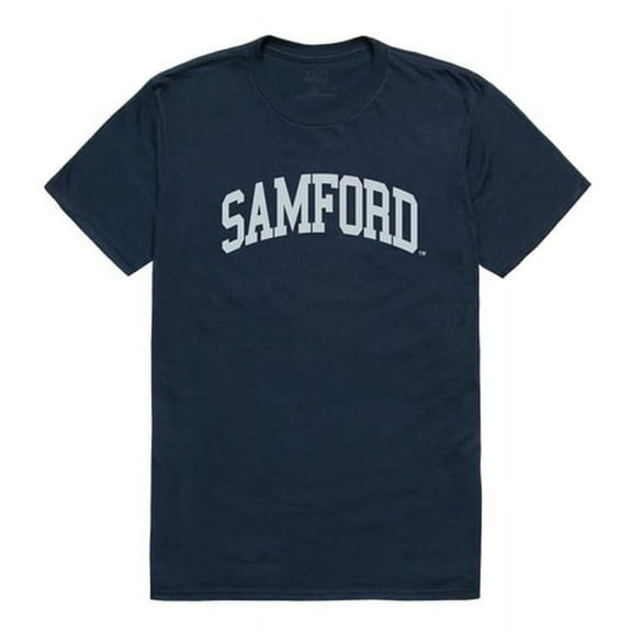 W Republic 537-375-NVY-01 Samford University College T-Shirt, Navy - Small