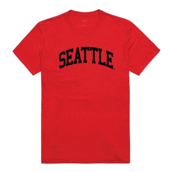 W Republic 537-378-RED-03 Seattle University College T-Shirt, Red - Large