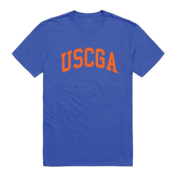W Republic 537-394-RYL-03 United States Coast Guard Academy College T-Shirt, Royal Blue - Large