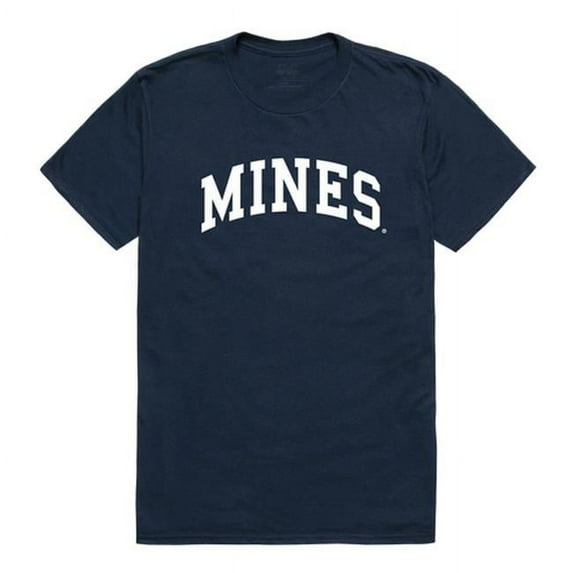 W Republic 537-422-NVY-03 Colorado School of Mines College T-Shirt, Navy - Large