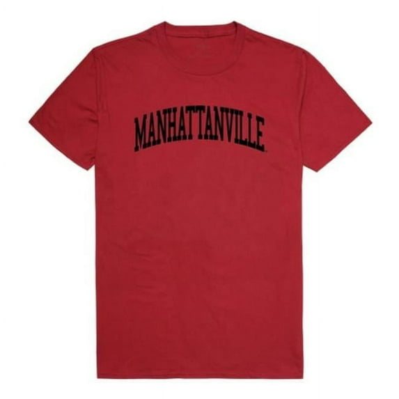 W Republic 537-454-CAR-05 Manhattanville College Valiants T-Shirt, Cardinal - 2XL