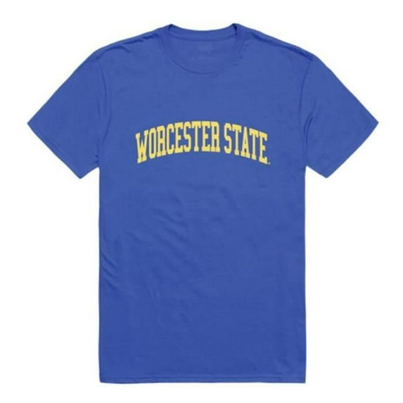 W Republic 537-478-RYL-03 Worcester State University Lancers College T-Shirt, Royal - Large