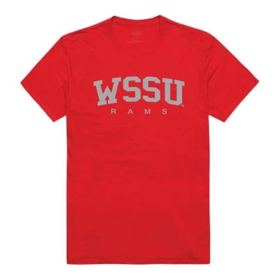 W Republic 537-607-RED-05 Winston-Salem State University Rams College T-Shirt, Red - 2XL