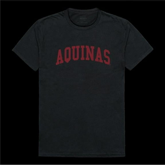 W Republic 537-611-BLK-05 Aquinas College Saints T-Shirt, Black - 2XL