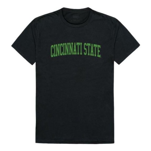 W Republic 537-632-BLK-03 Cincinnati State Technical & Community T-Shirt, Black - Large
