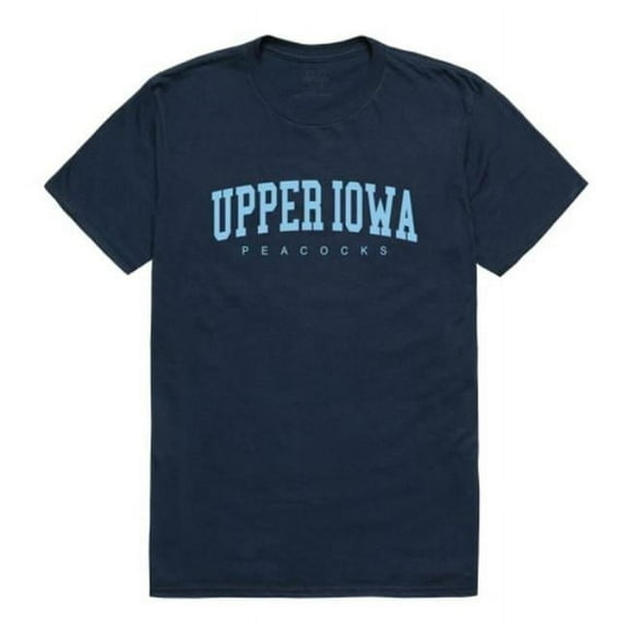 W Republic 537-681-NVY-04 Upper Iowa University Peacocks College T-Shirt, Navy - Extra Large