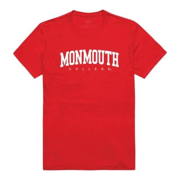 W Republic 537-695-RED-03 Monmouth College Fighting Scots T-Shirt, Red - Large