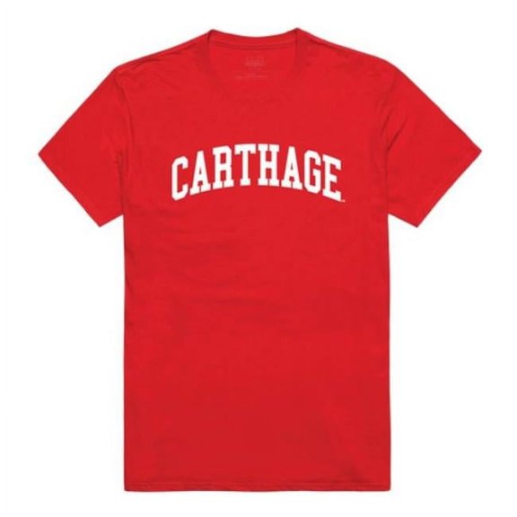 W Republic 537-709-RED-01 Carthage College Firebirds T-Shirt, Red - Small