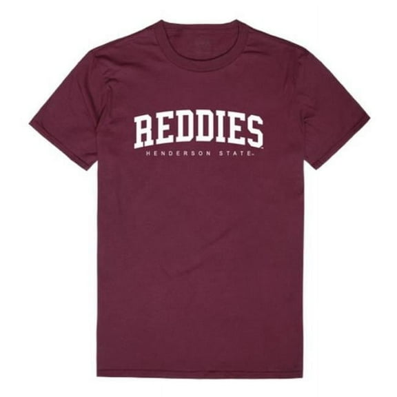 W Republic 537-719-MAR-04 Henderson State University Reddies College T-Shirt, Maroon - Extra Large