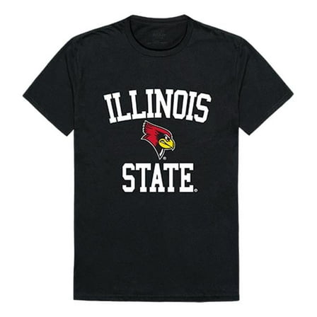 W Republic 539-124-BLK-05 Illinois State University Arch T-Shirt, Black & White - 2XL