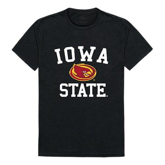 W Republic 539-125-BLK-05 Iowa State University Arch T-Shirt, Black & White - 2XL