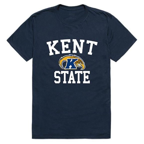 W Republic 539-128-NVY-04 Kent State University Men Arch T-Shirt, Navy - Extra Large