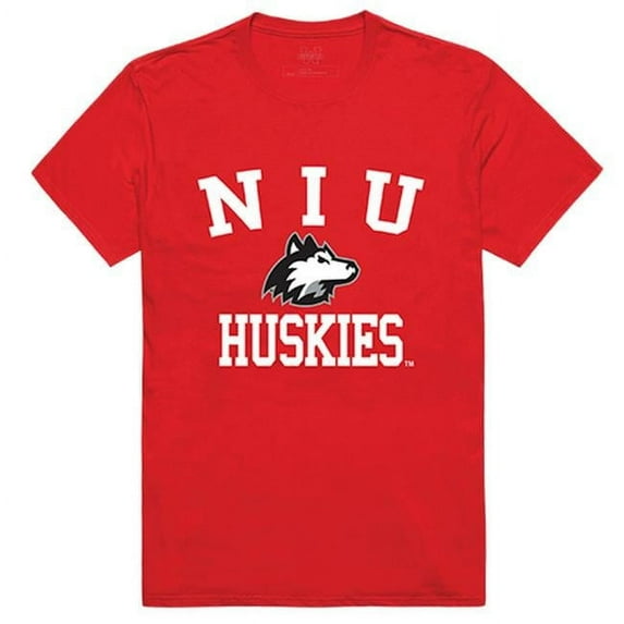 W Republic 539-142-RED-02 Northern Illinois University Men Arch T-Shirt, Red - Medium