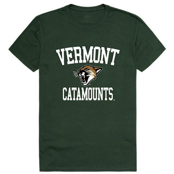 W Republic 539-155-FOR-01 University of Vermont Men Arch T-Shirt, Forest White - Small