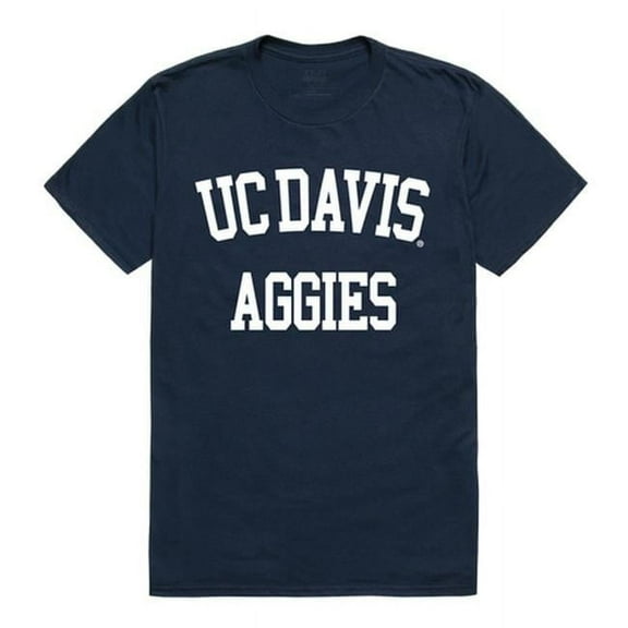 W Republic 539-161-NV2-05 University of California, Davis Men Arch T-Shirt, Navy - 2XL