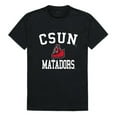 thumbnail image 1 of W Republic 539-166-BLK-02 California State University, Northridge Arch T-Shirt, Black & White - Medium, 1 of 1