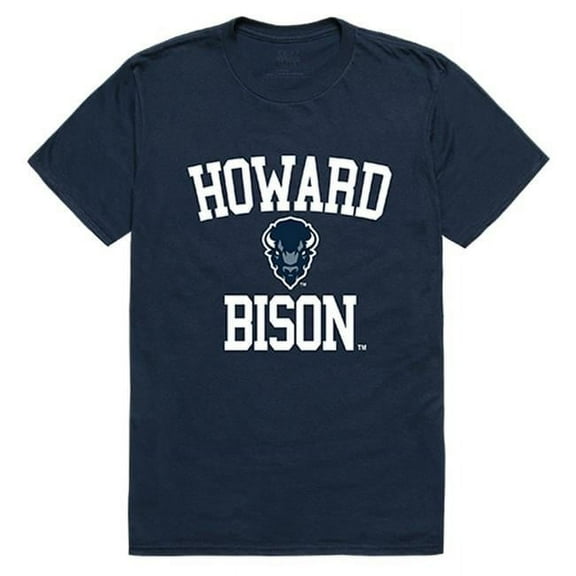 W Republic 539-171-NVY-04 Howard University Men Arch T-Shirt, Navy - Extra Large