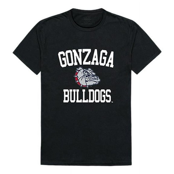 W Republic 539-187-BLK-05 Gonzaga University Arch T-Shirt, Black & White - 2XL