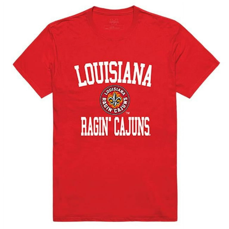 W Republic 539-189-RED-02 University of Louisiana at Lafayette Men Arch T-Shirt, Red - Medium