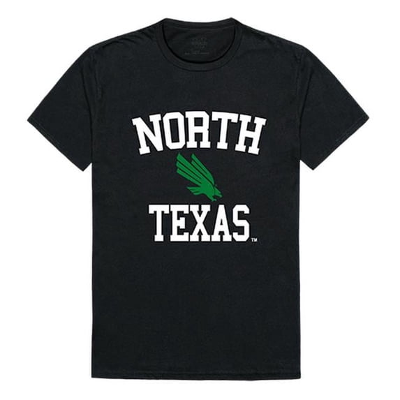 W Republic 539-195-BLK-01 University of North Texas Arch T-Shirt, Black & White - Small