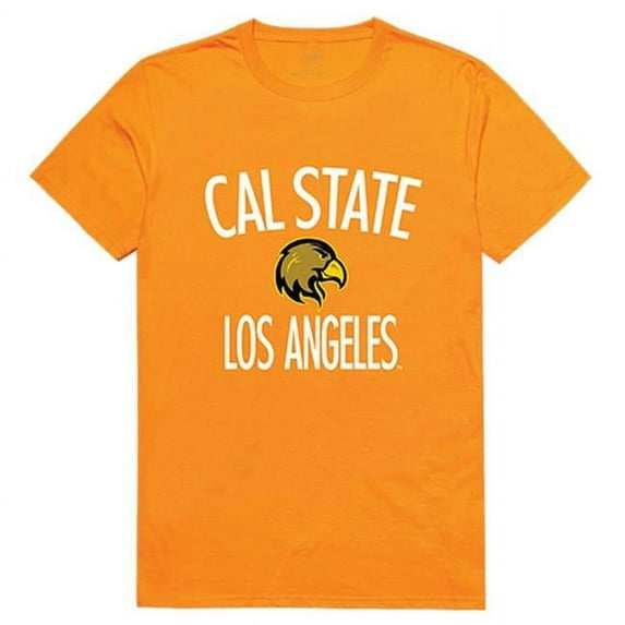 W Republic 539-202-GLD-05 California State University, Los Angeles Men Arch T-Shirt, Gold - 2XL