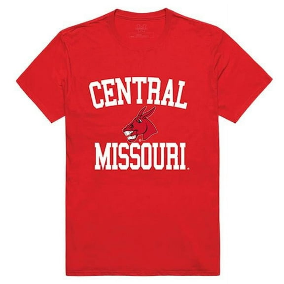 W Republic 539-209-RED-03 University of Central Missouri Men Arch T-Shirt, Red - Large