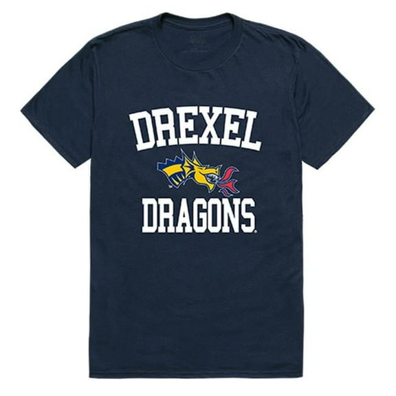W Republic 539-215-NVY-01 Drexel University Men Arch T-Shirt, Navy - Small
