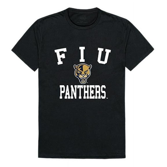 W Republic 539-219-BLK-02 Florida International University Arch T-Shirt, Black & White - Medium