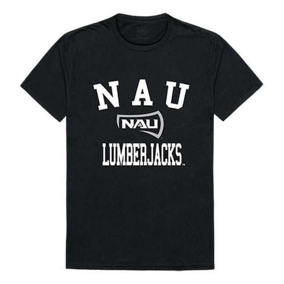 W Republic 539-227-BLK-01 Northern Arizona University Arch T-Shirt, Black & White - Small