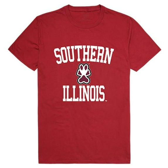 W Republic 539-234-CAR-05 Southern Illinois University Men Arch T-Shirt, Cardinal - 2XL