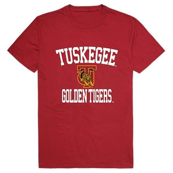 W Republic 539-240-CAR-04 Tuskegee University Men Arch T-Shirt, Cardinal - Extra Large