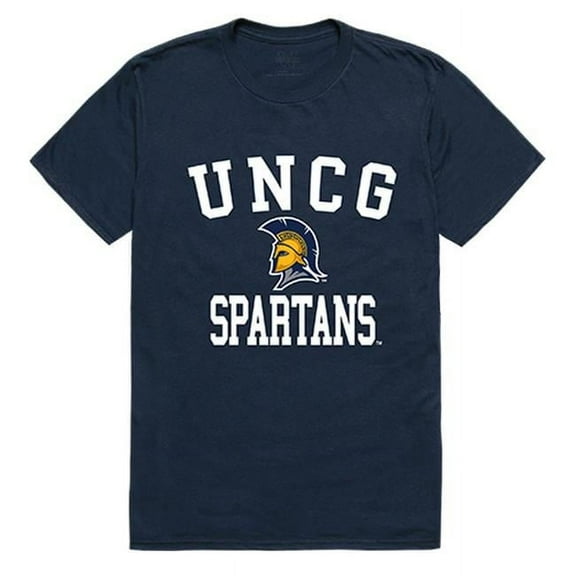 W Republic 539-245-NVY-02 University of North Carolina Greensboro Men Arch T-Shirt, Navy - Medium