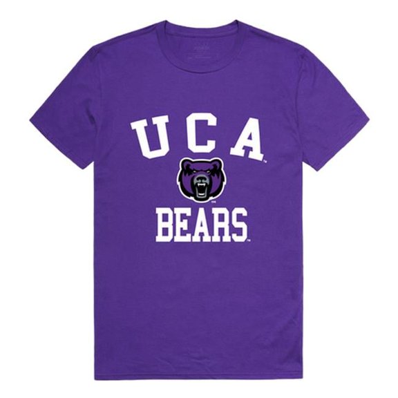 W Republic 539-278-PUR-01 University of Central Arkansas Men Arch T-Shirt, Purple - Small