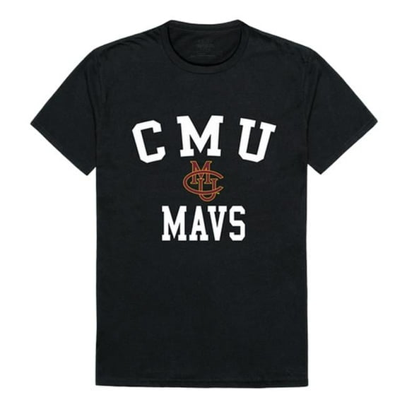 W Republic 539-284-BLK-02 Colorado Mesa University Men Arch T-Shirt, Black & White - Medium