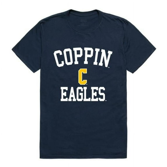 W Republic 539-286-NVY-04 Coppin State University Men Arch T-Shirt, Navy - Extra Large