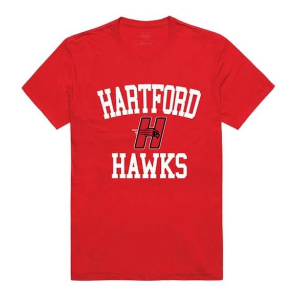 W Republic 539-310-RED-03 University of Hartford Arch T-Shirt, Red - Large