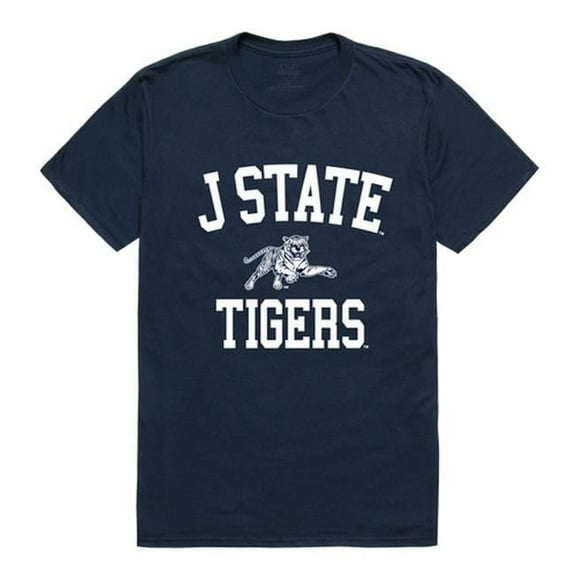 W Republic 539-317-NVY-04 Jackson State University Arch T-Shirt, Navy - Extra Large