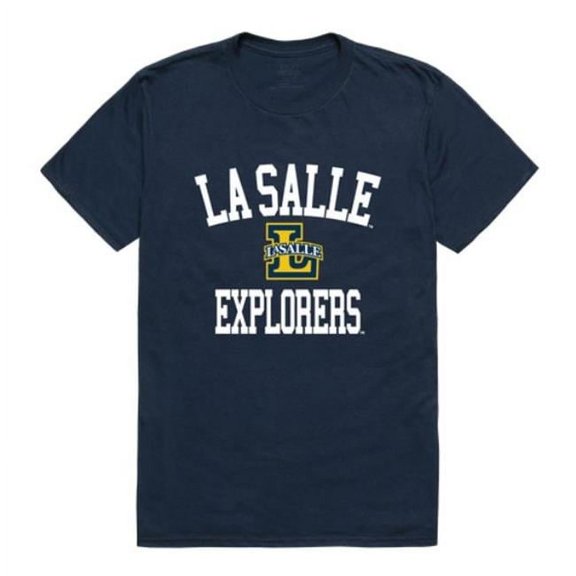 W Republic 539-322-NV3-04 La Salle University Explorers Arch T-Shirt, Navy - Extra Large