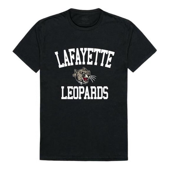 W Republic 539-323-BLK-04 Lafayette College Arch T-Shirt, Black & White - Extra Large
