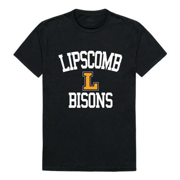 W Republic 539-328-BLK-02 Lipscomb University Arch T-Shirt, Black & White - Medium
