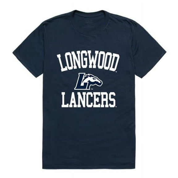 W Republic 539-330-NVY-05 Longwood University Arch T-Shirt, Navy - 2XL